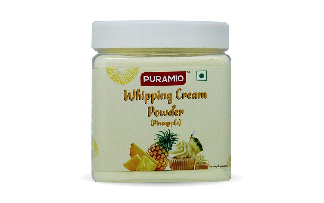 Puramio Whipping Cream Powder (Pineapple)   Plastic Jar  250 grams